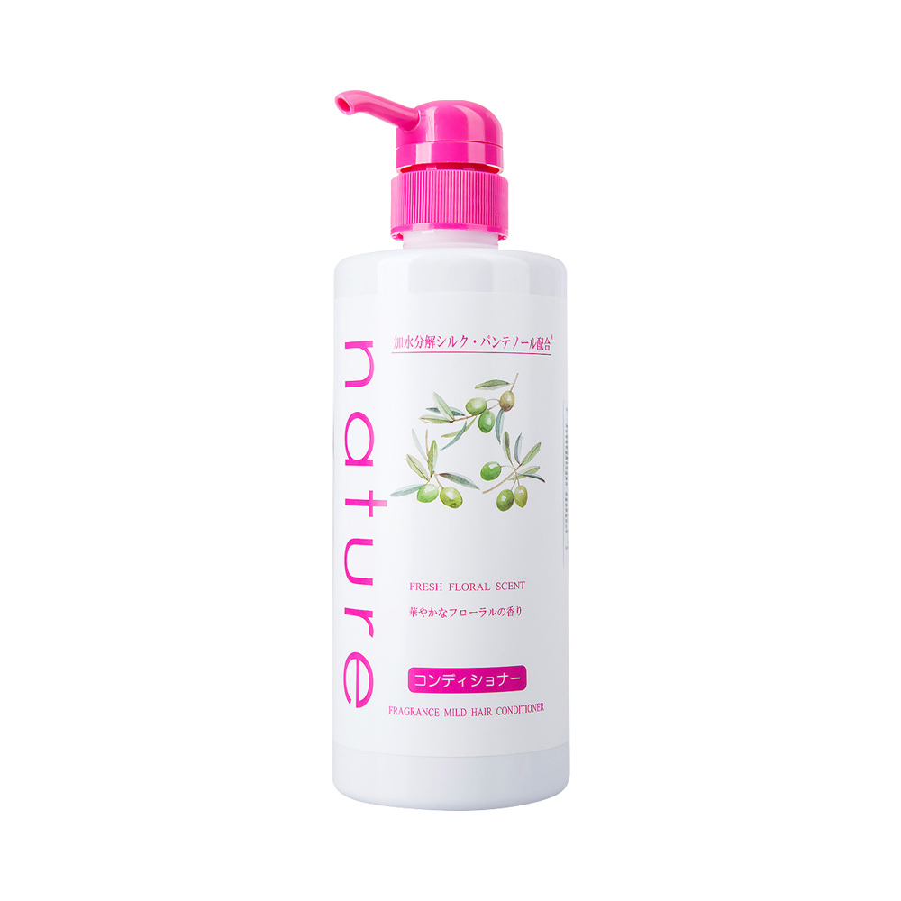 Dầu xả hương hoa Naris Nature Fresh Floral Scent Fragrance Mild Hair Conditioner 500ml