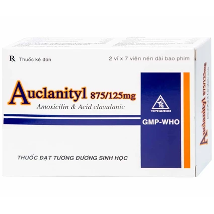 Thuốc Auclanityl Tipharco điều trị nhiễm khuẩn