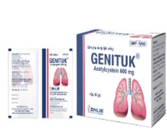 GENITUK tiêu đờm điều trị các bệnh viêm phế quản viêm phổi