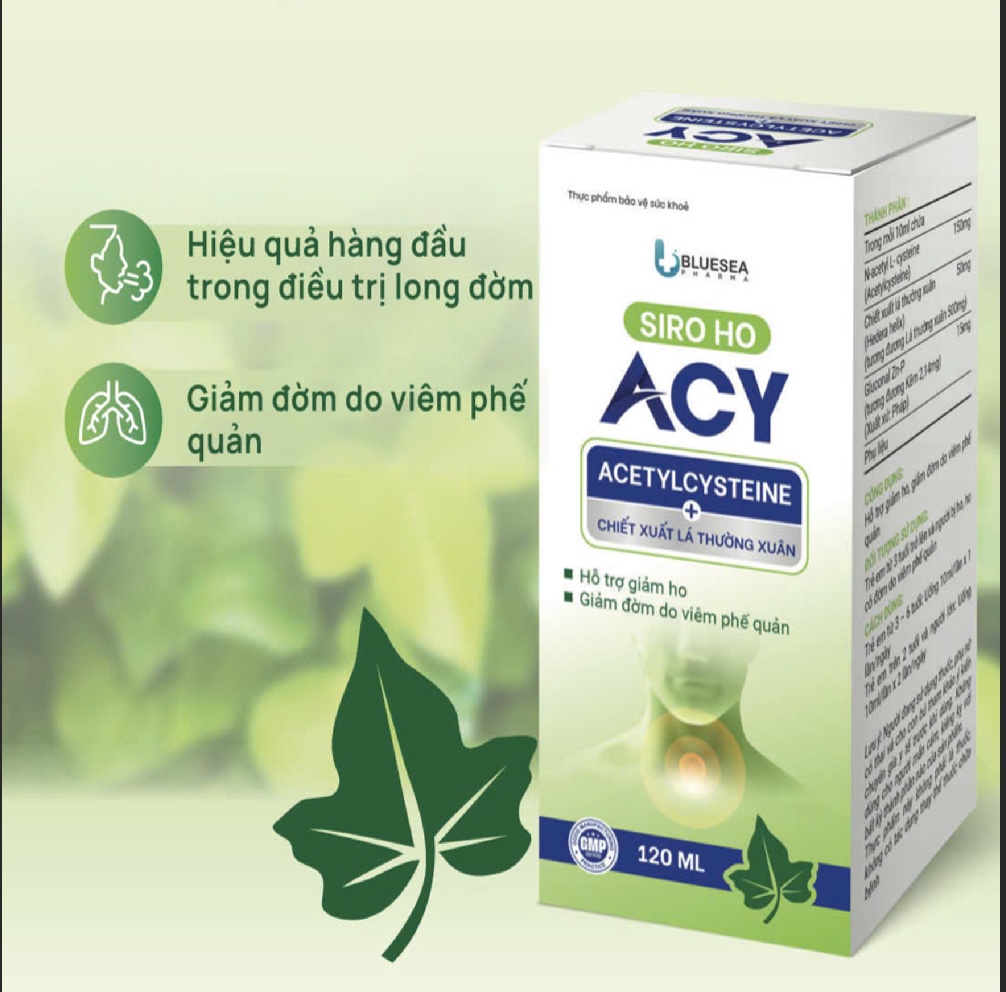 Siro Ho ACY giảm ho loãng đờm