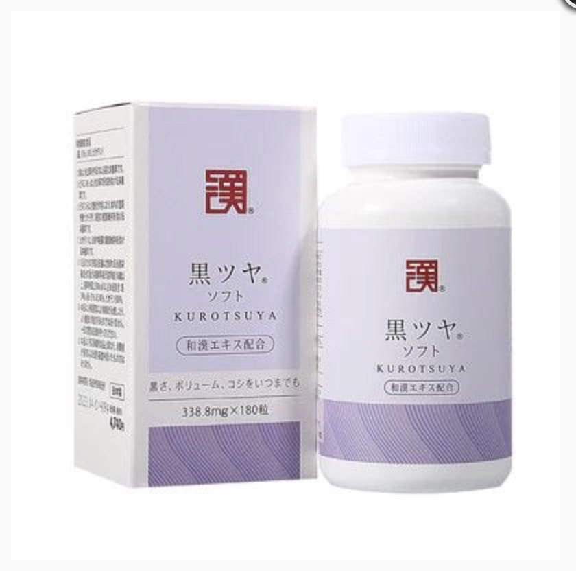 Viên uống hỗ trợ đen tóc Kurotsuya Komachi Nhật Bản