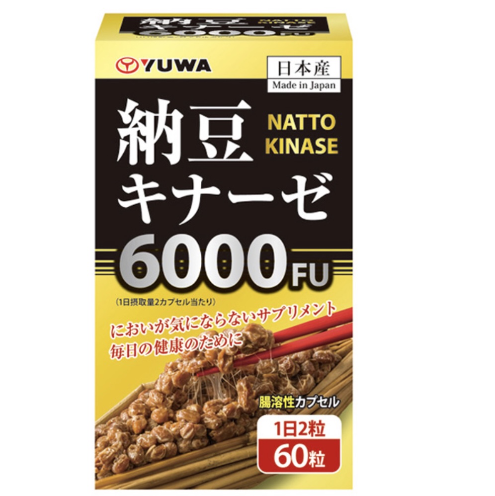 Viên Uống Phòng Chống Tai Biến Đột Quỵ Yuwa Nattokinase 6000FU