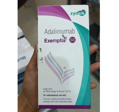 Thuốc Exemptia Adalimumab điều trị viêm khớp và phục hồi tổn thương da