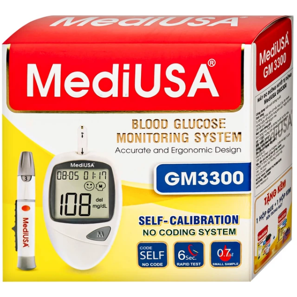 Máy đo đường huyết từ Mỹ MediUsa GM3300