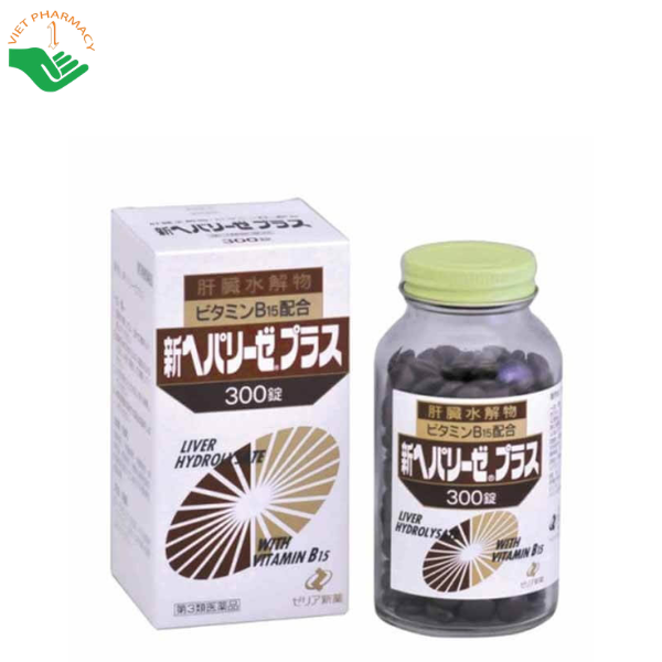 Thực phẩm chức năng thuốc bổ gan Liver Hydrolysate With Vitamin B15 (Hộp 300 viên)