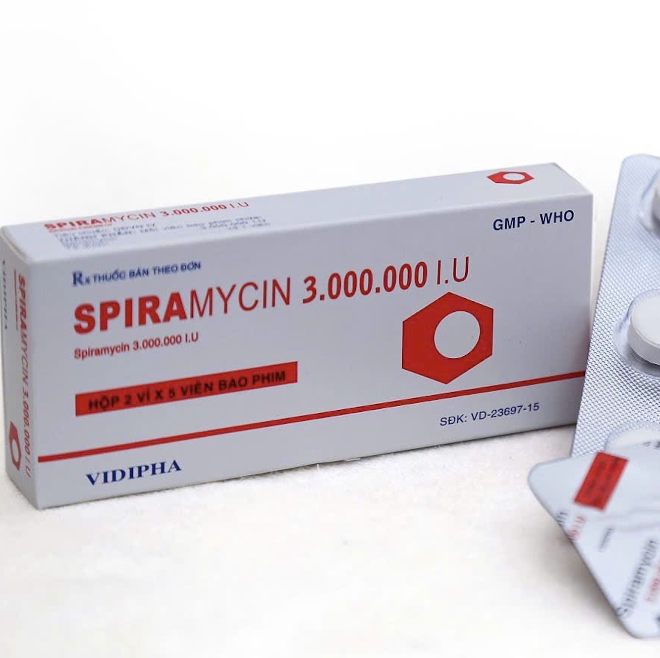 Spiramycin 3.000.000I.U điều trị nhiễm khuẩn