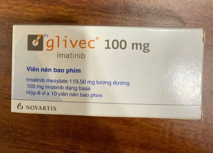 Thuốc Glivec 100mg điều trị ung thư